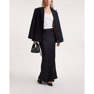 Bar Silk Maxi Skirt - Black S