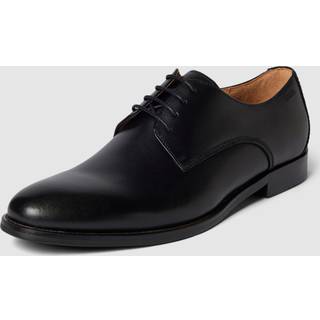 DIGEL Herren Derby schwarz Glattleder