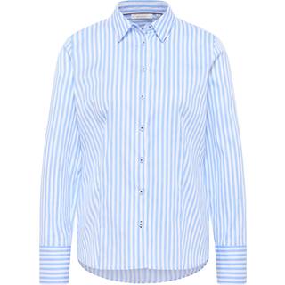 shirt-blouse in light blue striped