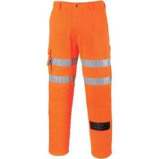 Jernbane combat bukser - Orange (Størrelse: L)