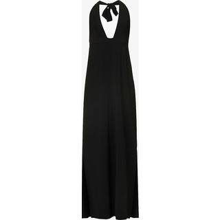 Max Mara Break jersey maxi dress - black - S