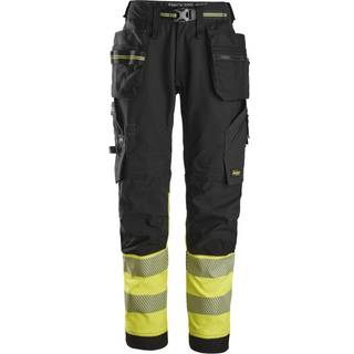 Snickers arbejdsbukser 6934 High-vis, sort/gul, str. 146 69340466146