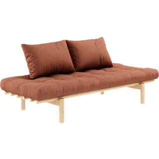 Pace Daybed Fra Karup Design i Massiv FSC Fyrretræ | Japandi - Klar lak - 759 Clay Brown