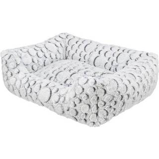 Trixie Mila bed square plush 80 × 60 cm white-grey