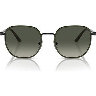 Persol PO1015SJ Asian Fit 112871 54 Solbriller Mænd Grøn - Black - 54mm