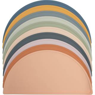 Skal vi g?? -Vandt?t silikone Pet Food Mat-Spillespidsfodringsm?tter til gulve h?vet kantdesign let at reng?re holdbar fleksibel gummim?tte til h