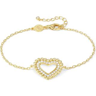 Nomination Gold Lovecloud Heart Bracelet - 19cm
