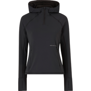 Free Motion Half Zip W Black (S)