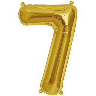 Folienballon Zahl gold 36cm