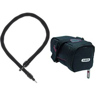 ABUS Kæde 6 mm IVY til ringlås + taske 6KS/100 black + ST5950