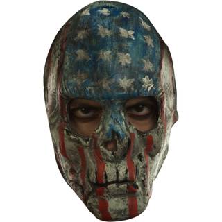 Creepy Patriotic Skull Vollkopf Maske