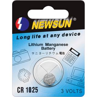 Newsun Lithium CR1025 batteri - 1 stk.