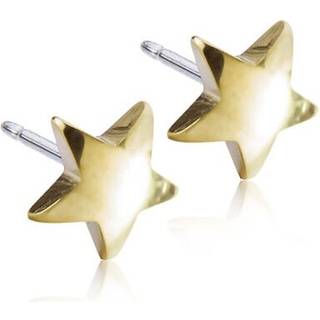 Blomdahl Golden Titanium Star 8 mm