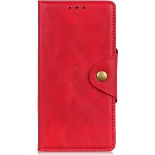 iPhone 14 Pro Læder Flip Cover m. Pung - Rød