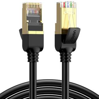 Ugreen RJ45/Cat7 STP netværkskabel, 5m - Sort