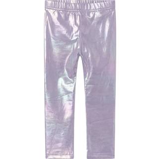 NAME IT Shiny Leggings Rebekka Silver