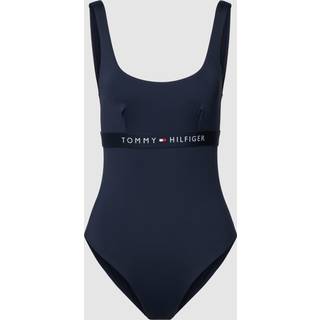 Tommy Hilfiger One Piece Swimsuit - Navy-2 - Large