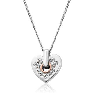 Cariad® Sterling Silver Sparkle Pendant with Topaz