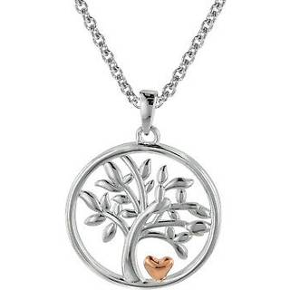 trendor 08819 Damen-Kette mit Lebensbaum-Anhänger 925 Silber