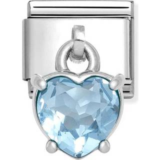 Nomination Blue Heart Crystal Charm