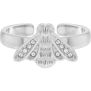 Olivia Burton Glitter Bee Silver Ring