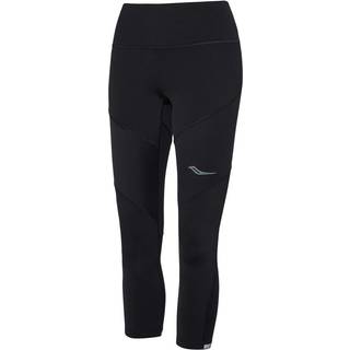 Saucony Women's Time Trial Crop Tight Black, S