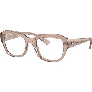 Ray-Ban RX7225 Leonid 8317 52 Briller Mænd Brun - Transparent Light Brown - 52mm