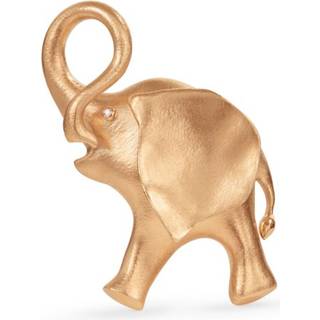 OLE LYNGGAARD COPENHAGEN Elefant Broche i 18 kt. guld og diamant