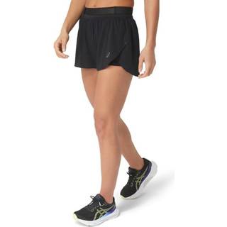 ASICS Metarun Split Running Shorts Women - Black, Size XL - black