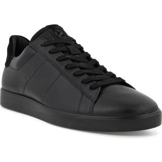 ECCO Street Lite M - Sneakers i læder til herrer - Sort - Size: 40 (UK 6.5-7)