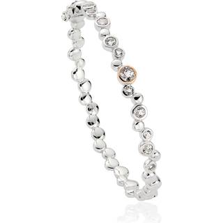 Clogau® Celebration Sterling Silver Bangle with Topaz
