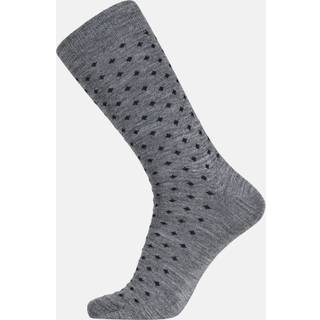 Sokker "twin" | Uld/bomuld | Grå prikket