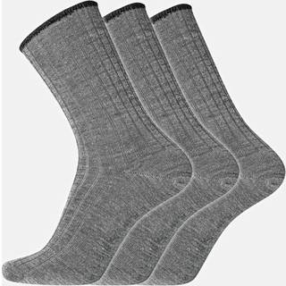 Dovre 3-pak Wool No-Elastic Socks - Grey - Str 40/45 * Kampagne *