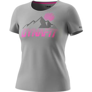 Dynafit Women's Transalper Graphic S/S Tee Funktionsshirt Damer størrelse XS farve grå