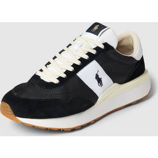Polo Ralph Lauren Herren Sneaker schwarz Velours