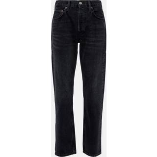 Agolde Parker Long mid-rise straight jeans - black - L-XL