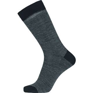 Egtved Twin Wool Cotton Sock - Black - Str 40/45