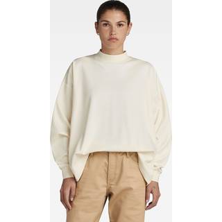 Moto Logo XXL Mock Top - Beige - Women