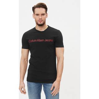 Slim Organic Cotton Logo T-shirt - Calvin Klein - Black - Men - M - Black - M