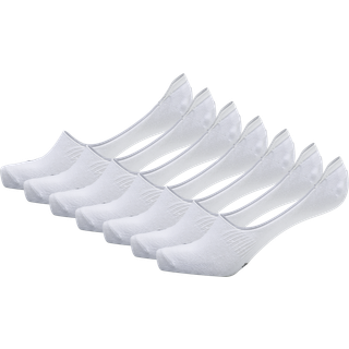 Hummel chevron 6pak usynlige strømper i hvid.