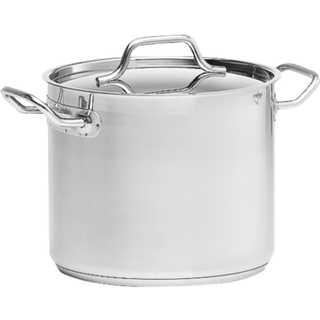 Høj kedel i rustfrit stål, med låg - Patina - 9 liter