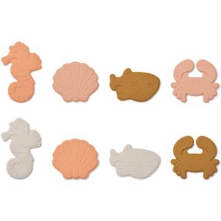 Liewood Sea Creature/rose Multi Mix Minibademåtte Paola (8-pak)