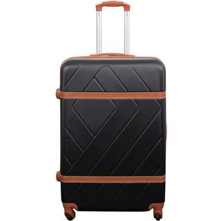 Stor kuffert - Retro sort - Hardcase kuffert - Smart rejsekuffert