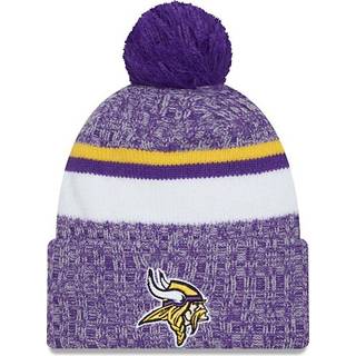 Minnesota Vikings NFL Sideline 2023 Purple Bobble Knit Hat newera adult unisex Purple newera adult unisex Purple newera adult unisex Purple newera adu - Osfm