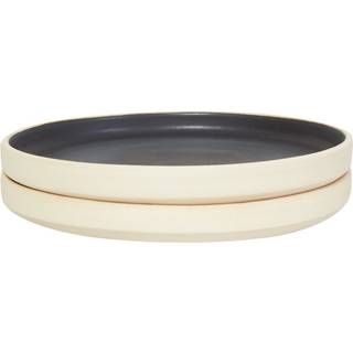 Frama Otto Tallerkener 2-pak Ø19 Cm e - Asietter Stentøj Sort - 5000