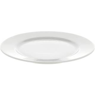 Eventail Tallerken flad med fane fra Pillivuyt - Hvid farve - Ovnfast porcelæn