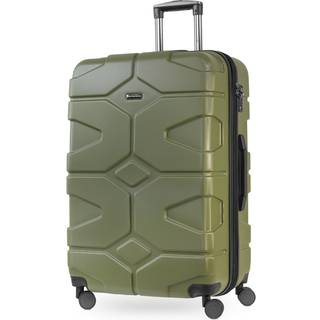 X-Kölln - Koffer Hartschale Olivegrün matt, TSA, 76 cm, 107 Liter