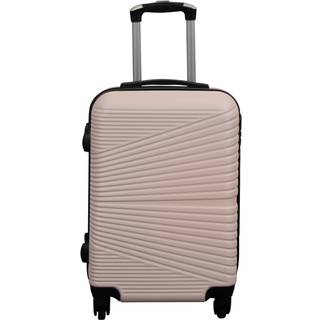 Kabinekuffert - Hardcase letvægts kuffert - Str. lille - Nordic nude