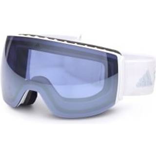 Adidas Sport Unisex SP0053 21X Skibriller Plast Hvid Blå Maske Spejlet