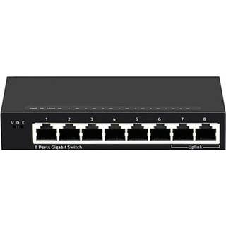 SWITCH 8X10/100/1000 METALCHAS